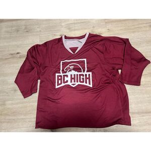 BC High Boston College High School Hockey Jersey Reversible Red White Size L‎